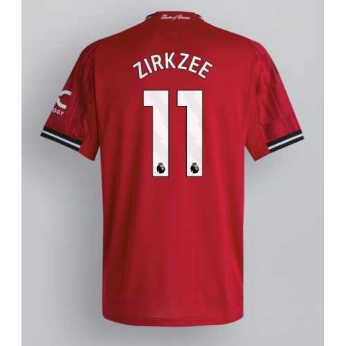 Billige Fotballdrakt Manchester United Joshua Zirkzee #11 Replika Hjemmedrakt 2025-26 Kortermet Billige Fotballdrakt Manchester United Joshua Zirkzee #11 Replika Hjemmedrakt 2025-26 Kortermet